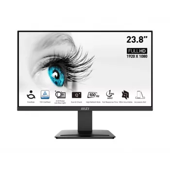 MSI PRO MP2412DE computermonitor 60,5 cm (23,8 inch) 1920 x 1080 pixel Full HD LCD zwart