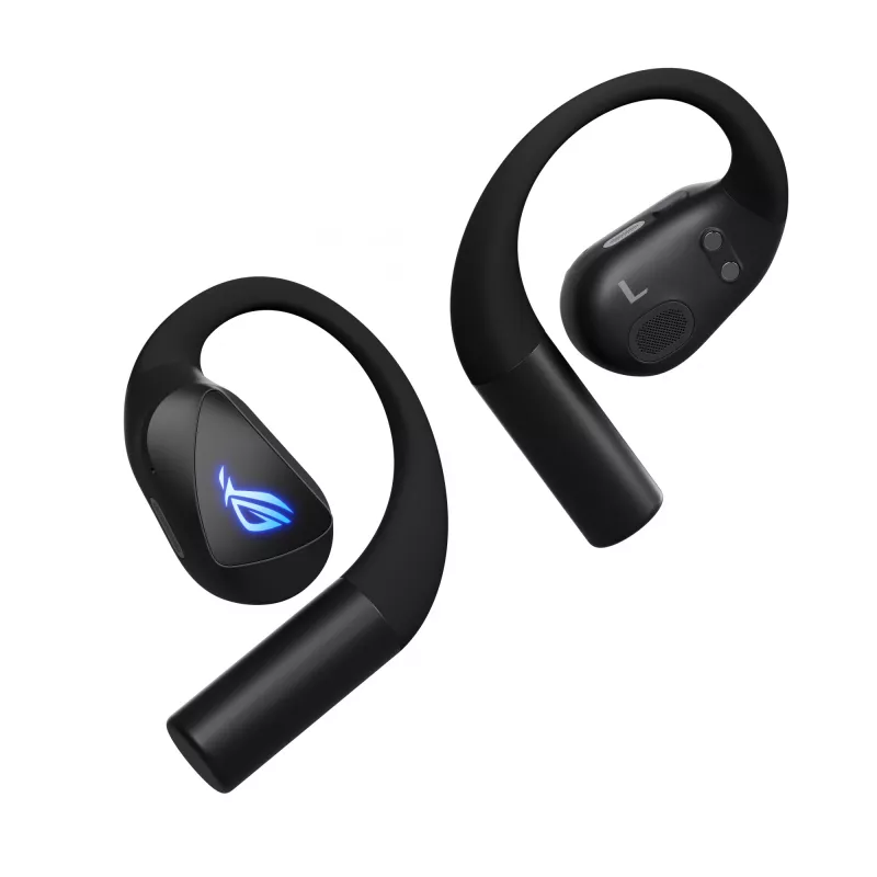Headset ASUS ROG Cetra Open Wireless TWS Bluetooth ear-hook zwart, 20–20000 Hz, 116 g