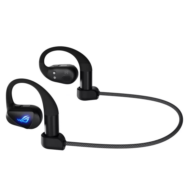 Headset ASUS ROG Cetra Open Wireless TWS Bluetooth ear-hook zwart, 20–20000 Hz, 116 g