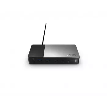 MSI USB-C dockingstation Gen 2 USB 3.2 Gen 2 (3.1 Gen 2) Type-C zwart