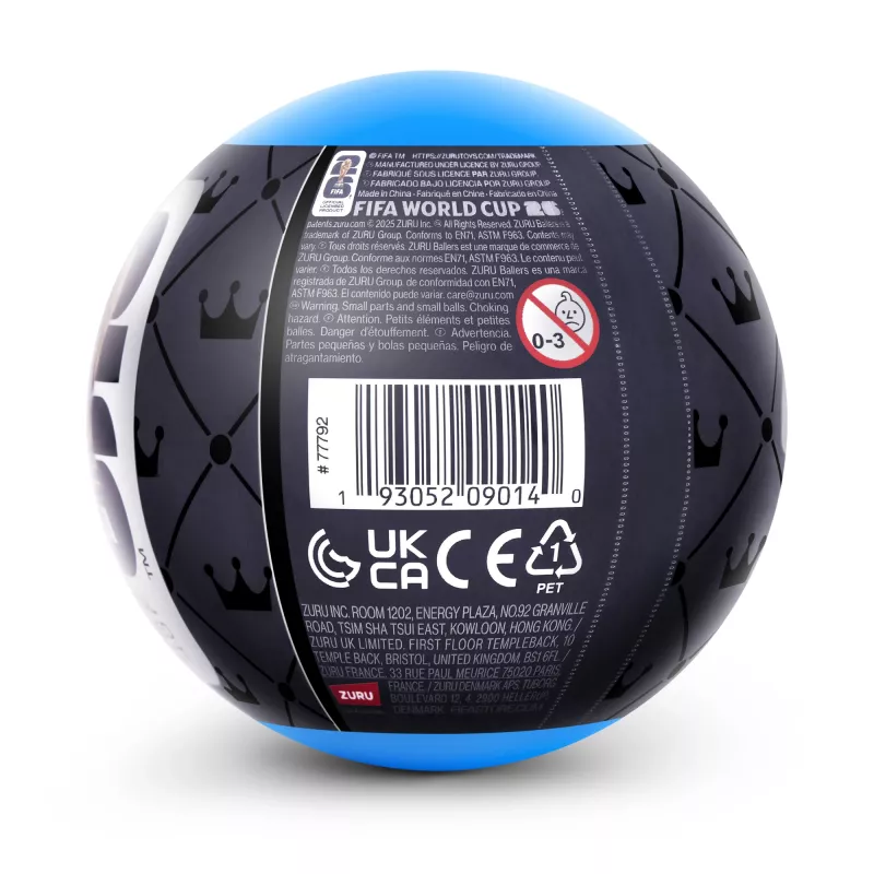 ZURU FIFA WORLD CUP 2026™ Ballers Series 1, 3 jaar, FIFA, zwart