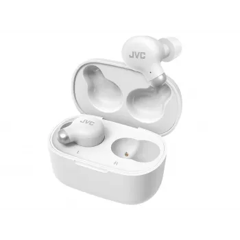 JVC Active Noise Cancelling TWS wit, True Wireless Stereo (TWS), 20 - 20000 Hz, bellen/muziek, 10,1 g, headset, wit