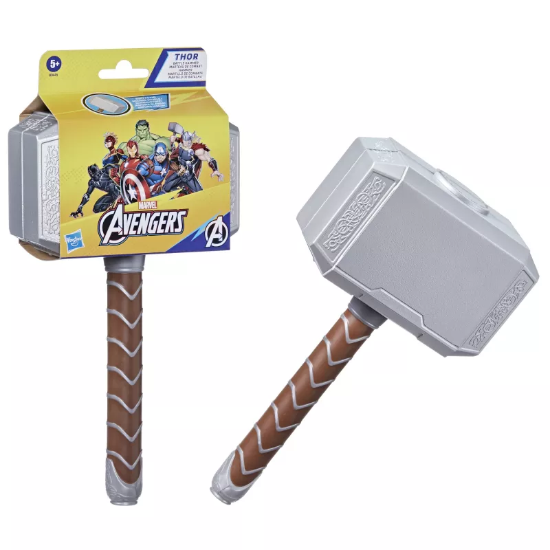 Marvel Avengers Thor Battle Hammer rollenspeelgoed voor kinderen vanaf 5 jaar, avontuur, 5 jaar