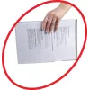 Rexel antislip A4 ordner transparant (25), polypropyleen (PP), transparant, 20 blad, 25 stuks