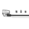 Kensington ClickSafe 2.0 3-in-1 Keyed laptopbeveiliging (Master Keyed FT)