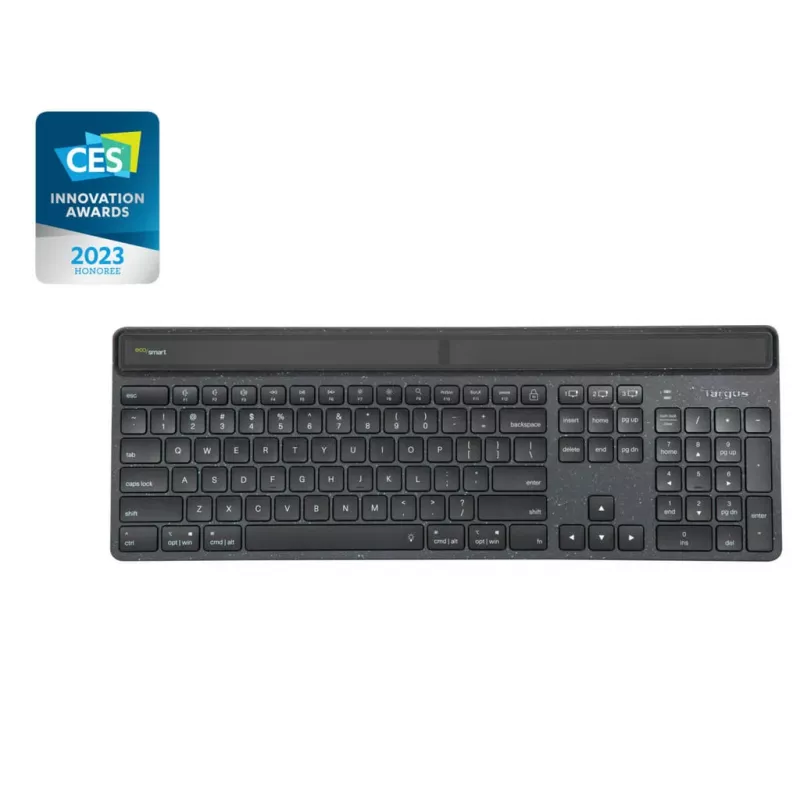 Targus EcoSmart AKB868UK toetsenbord universeel Bluetooth QWERTY UK English zwart