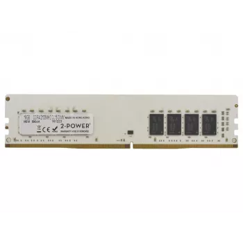 2-Power 16GB DDR4 2133MHZ CL15 DIMM geheugen, 16 GB, 1 x 16 GB, DDR4, 2133 MHz, 288-pins DIMM, groen