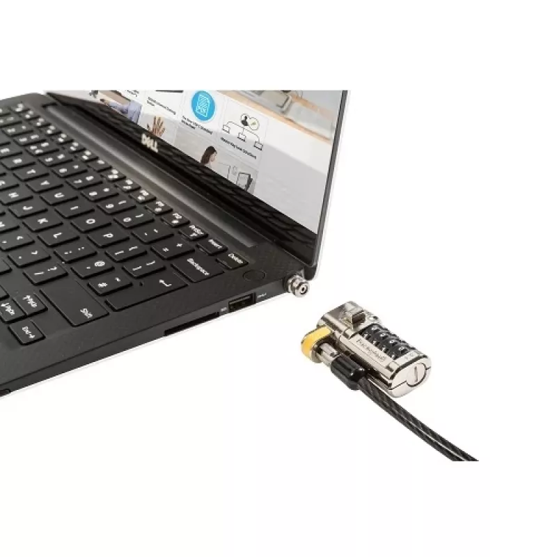 DELL 461-AAEU kabelslot zwart, roestvrij staal 1,8 m