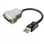 DisplayPort-naar-DVI-D-kabel DELL 023NVR 0,23 m zwart wit