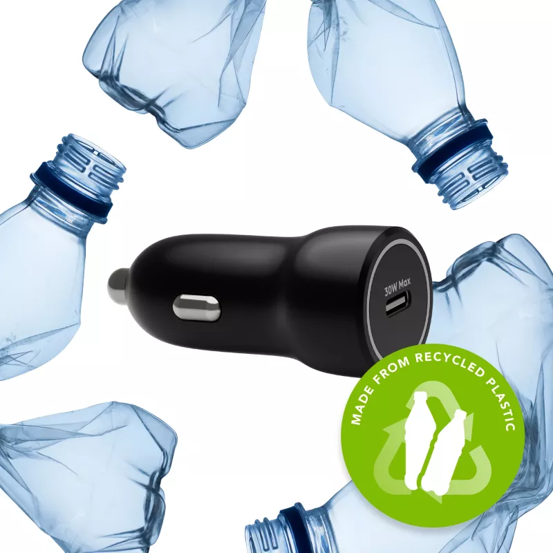 dbramante1928 re-charge - autolader USB-C 30W - BLK, auto, sigarettenaansteker, zwart