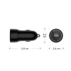 dbramante1928 re-charge - autolader USB-C 30W - BLK, auto, sigarettenaansteker, zwart
