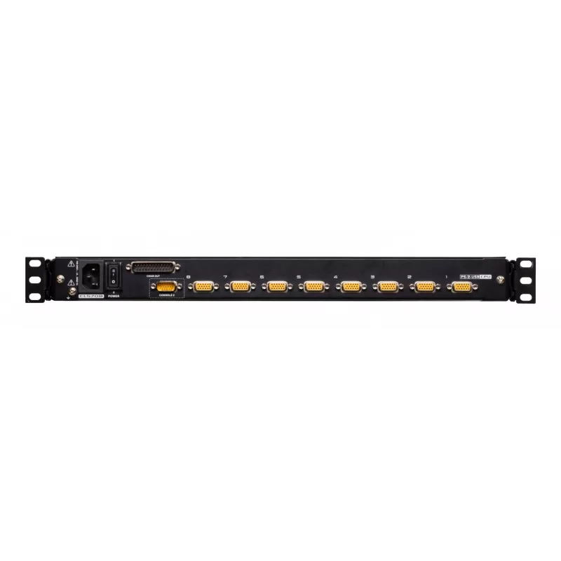 KVM-switch ATEN CL5708M rackmontage zwart 1U 17 inch LCD CL5708M-CH
