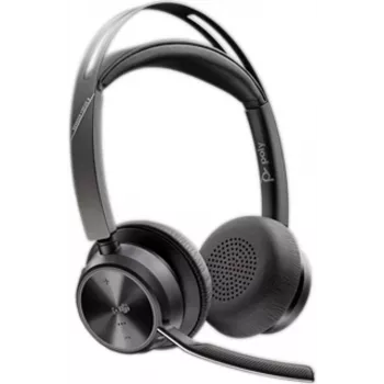 HP Poly Voyager Focus 2 Microsoft Teams Certified USB-C-C headset +USB-C/A-adapter