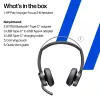 HP Poly Voyager Focus 2 Microsoft Teams Certified USB-C-C headset +USB-C/A-adapter