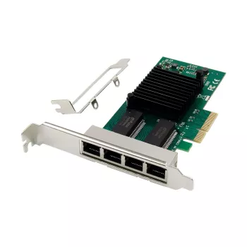 Netwerkkaart MicroConnect I350-T4 PCIe x4 1GbE – 4-poorts Gigabit Ethernet PCIe x4