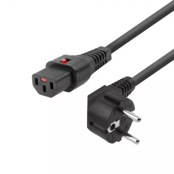 MicroConnect MC-SCHC13-3 netsnoer, Schuko CEE 7/7 naar C13, 3 m
