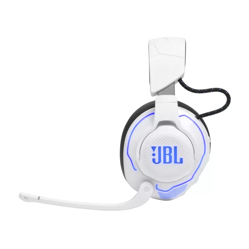 JBL Quantum 910P headset bedraad & draadloos hoofdband gaming USB Type-C Bluetooth blauw, wit
