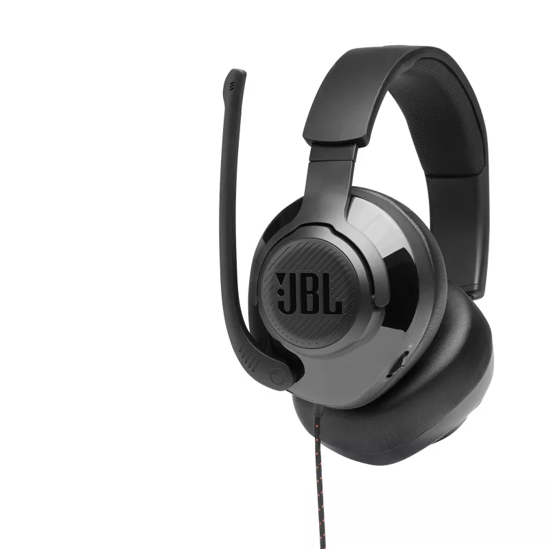 JBL Quantum 200 ZWART, bedraad, 20 - 20000 Hz, gaming, 248 g, hoofdtelefoon, zwart