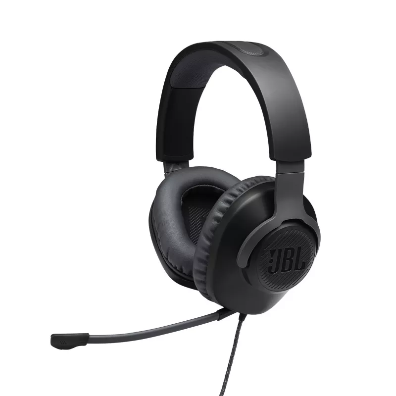 JBL Quantum 100 zwart, bedraad, gaming, 20 - 20000 Hz, 216 g, hoofdtelefoon, zwart