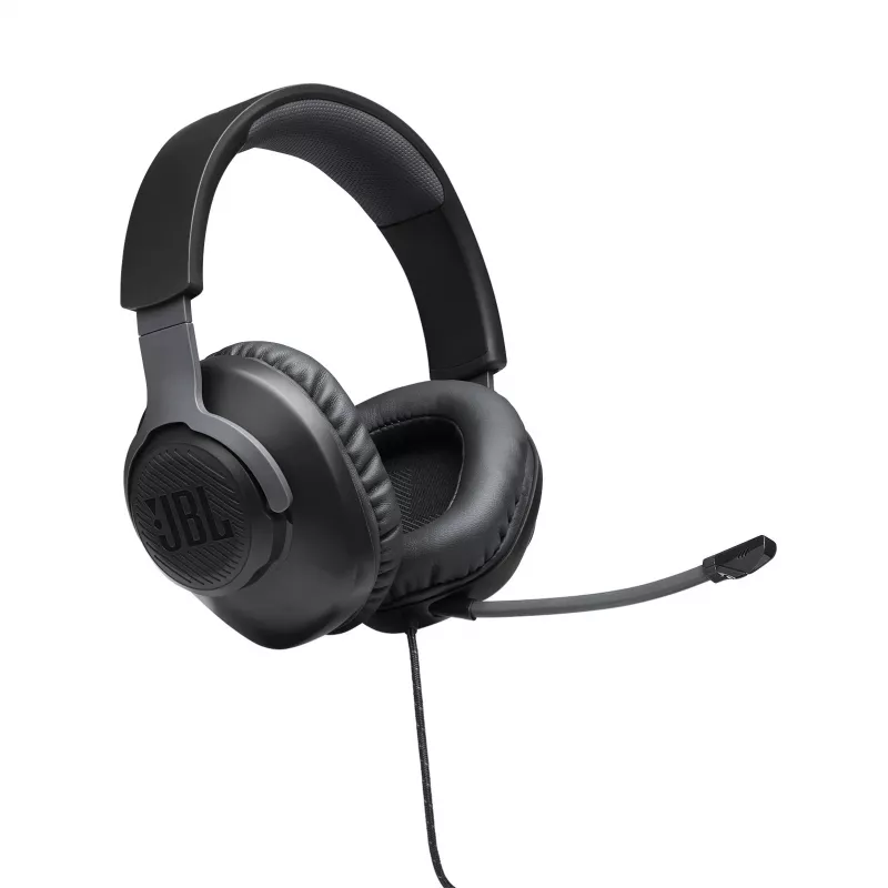 JBL Quantum 100 zwart, bedraad, gaming, 20 - 20000 Hz, 216 g, hoofdtelefoon, zwart