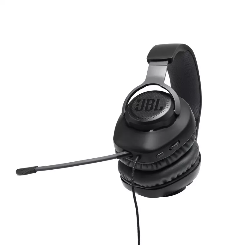 JBL Quantum 100 zwart, bedraad, gaming, 20 - 20000 Hz, 216 g, hoofdtelefoon, zwart