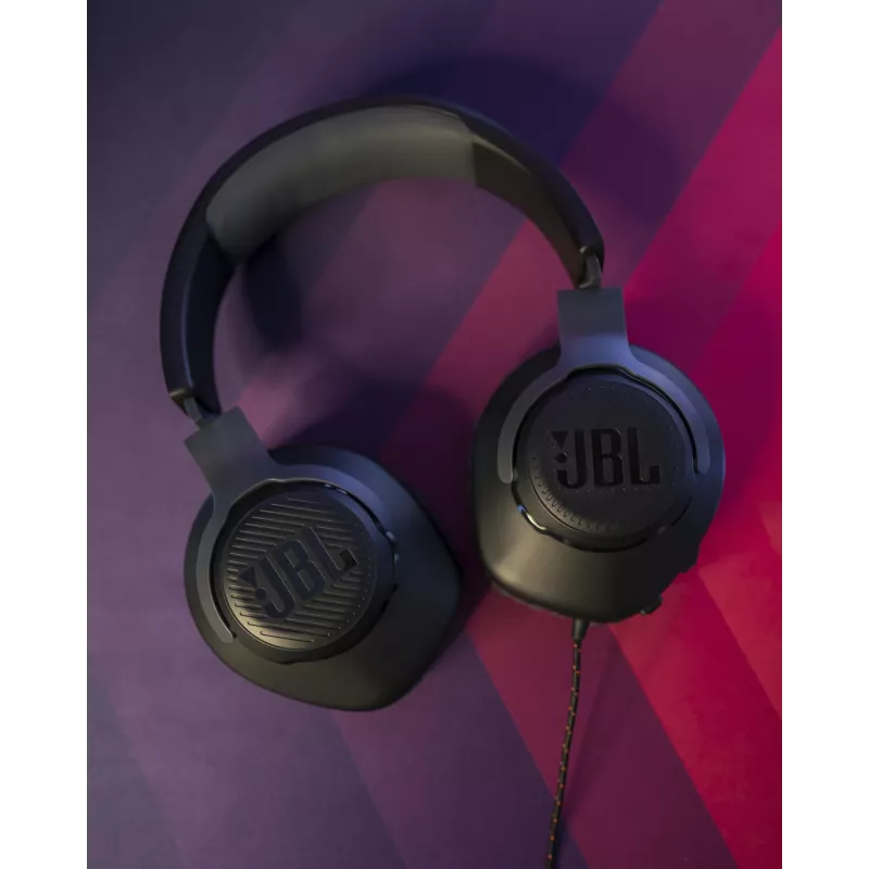 JBL Quantum 100 zwart, bedraad, gaming, 20 - 20000 Hz, 216 g, hoofdtelefoon, zwart