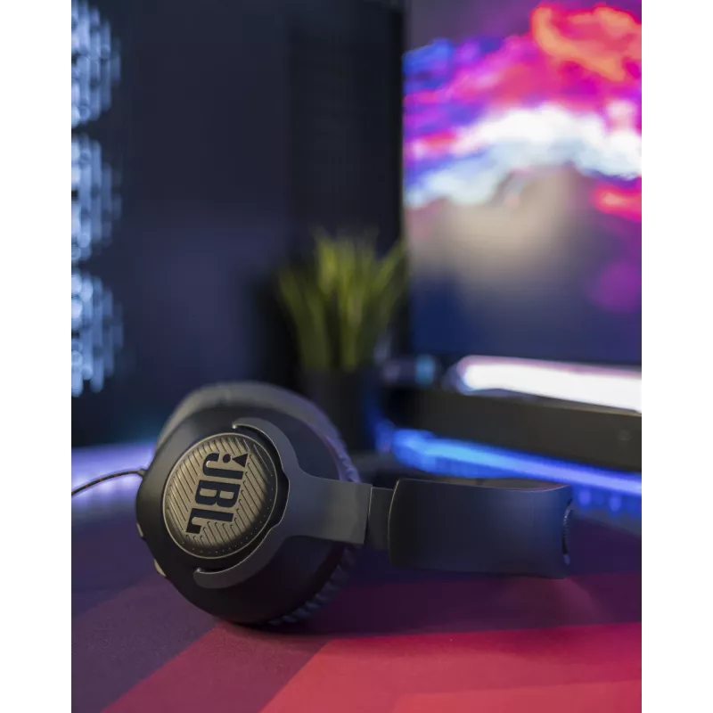 JBL Quantum 100 zwart, bedraad, gaming, 20 - 20000 Hz, 216 g, hoofdtelefoon, zwart
