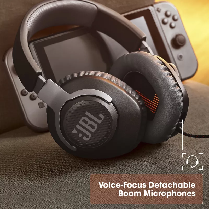 JBL Quantum 100 zwart, bedraad, gaming, 20 - 20000 Hz, 216 g, hoofdtelefoon, zwart