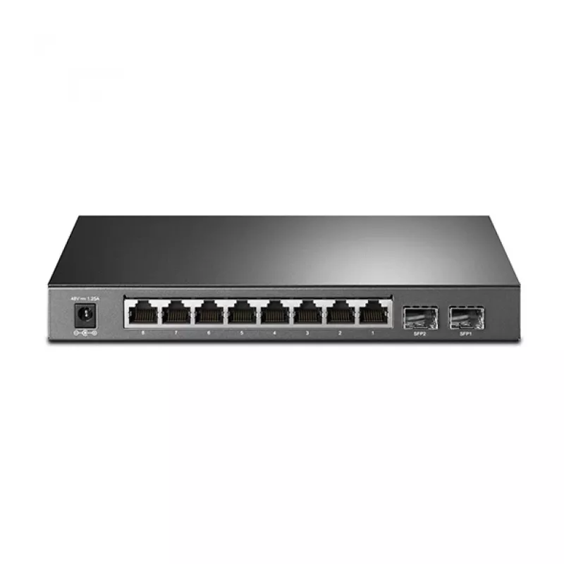 TP-Link JetStream 8-poorts Gigabit Smart PoE-switch met 2 SFP-slots