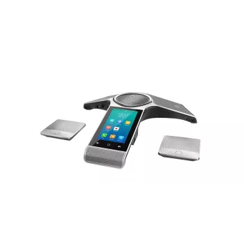 IP-conferentietelefoon Yealink CP960 — zilver, bediening met toetsen & touch, Micro-USB B & USB-A, 338×338×74 mm