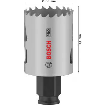 Gatenzaag Bosch PRO Multi Material PC Plus 44/38 mm — los, Ø 38 mm, voor gipsplaat, metaal, non-ferrometaal, kunststof, zachthout