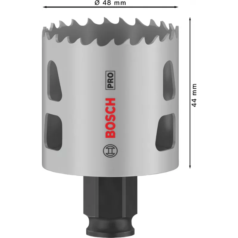 Gatenzaag Bosch PRO Multi Material PC Plus 44/48 mm — los, voor boormachines