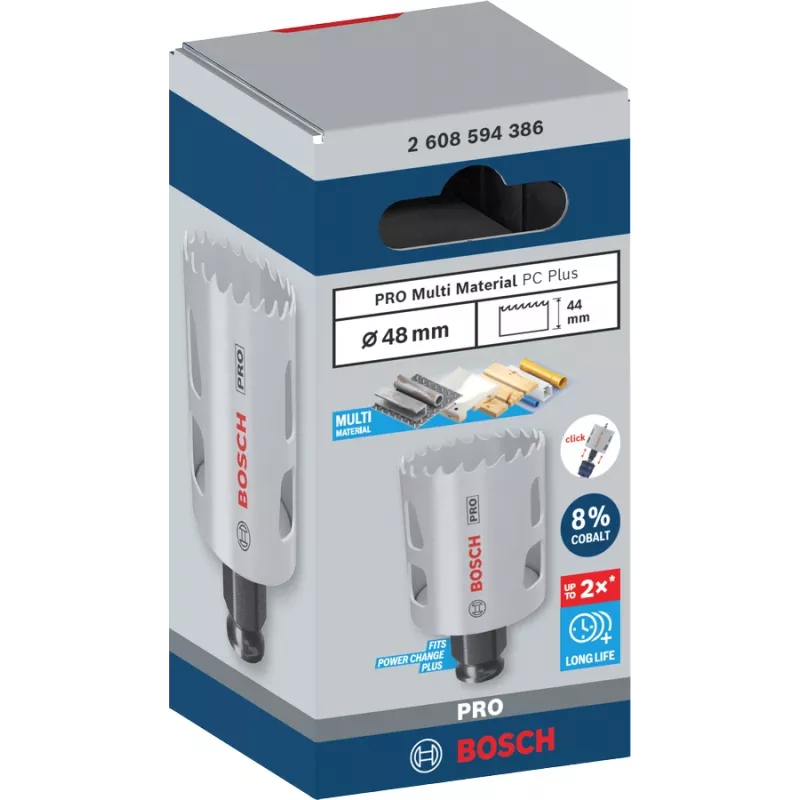 Gatenzaag Bosch PRO Multi Material PC Plus 44/48 mm — los, voor boormachines