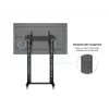 Multibrackets M Public Display Stand 210 Dual Pillar Wheelbase zwart