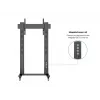 Multibrackets M Public Display Stand 210 Dual Pillar Wheelbase zwart