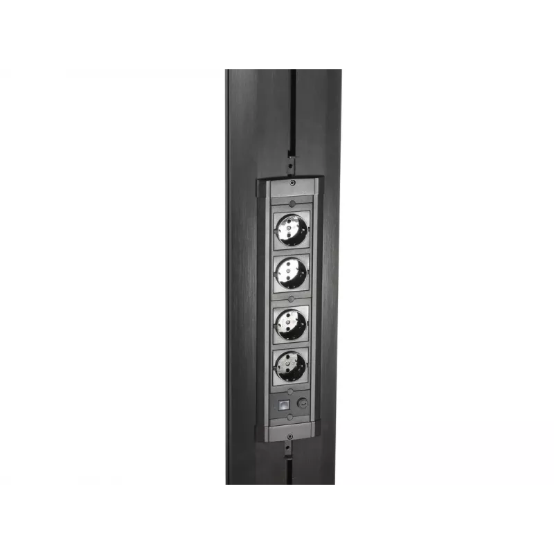 Multibrackets M Public Display Stand 210 Dual Pillar Wheelbase zwart