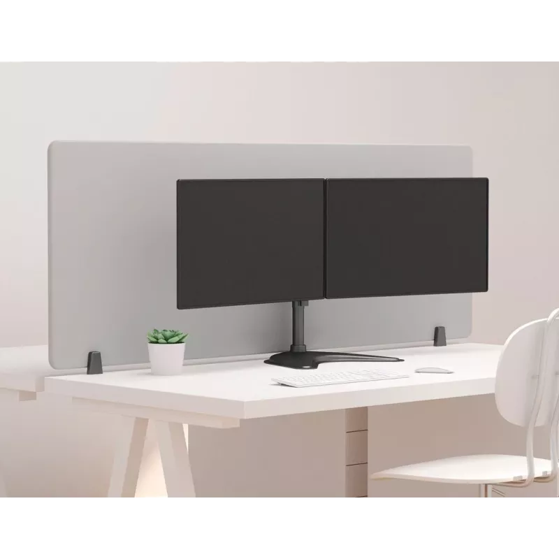 Multibrackets M Deskstand Basic Dual, vrijstaand, 16 kg, 38,1 cm (15 inch), 68,6 cm (27 inch), 100 x 100 mm, zwart