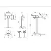 Multibrackets M Public Display Stand 110 HD Floorbase Single zwart