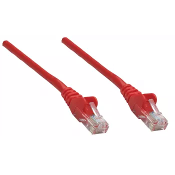Intellinet netwerk-patchkabel, Cat6A, 20 m, rood, koper, S/FTP, LSOH / LSZH, PVC, RJ45, vergulde contacten, beschermde vergrendeling, knikbescherming, levenslange garantie
