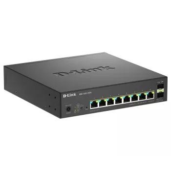 D-Link 10-poorts Multi-Gigabit Smart Managed PoE+ switch met 8 Multi-Gigabit 2.5G PoE en 2 10G SFP+-poorten
