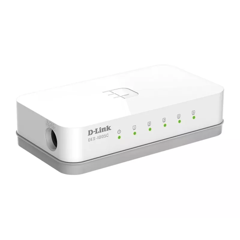 D-Link ES-1005C/E unmanaged Fast Ethernet (10/100) desktop wit