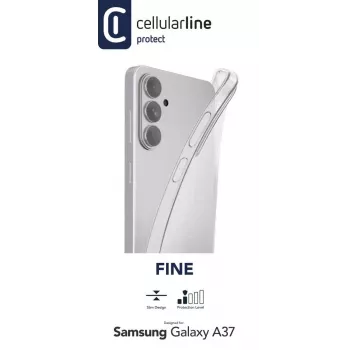 Cellularline Fine - Galaxy A37, hoes, Samsung, Galaxy A37, 17 cm (6,7″), transparant