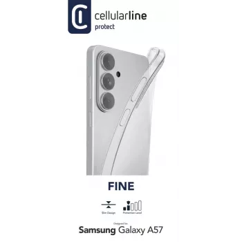 Cellularline Fine - Galaxy A57, hoesje, Samsung, Galaxy A57, 17 cm (6.7 inch), transparant