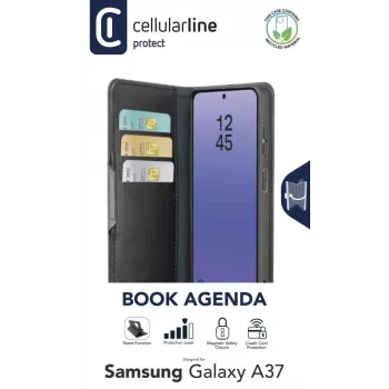 Cellularline Book Agenda 2 - Galaxy A37 boekstijl kunstleer…