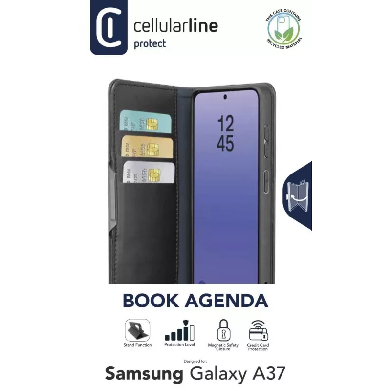 Cellularline Book Agenda 2 - Galaxy A37 boekstijl kunstleer…