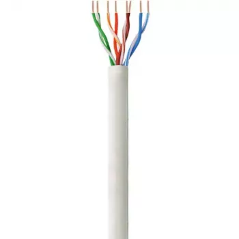Techly ITP-C6U-FL-100 netwerkkabel grijs 100 m Cat6 U/UTP (UTP)
