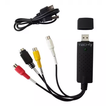 Techly I-USB-VIDEO-700TY videosignaalconverter 720 x 576 pixels