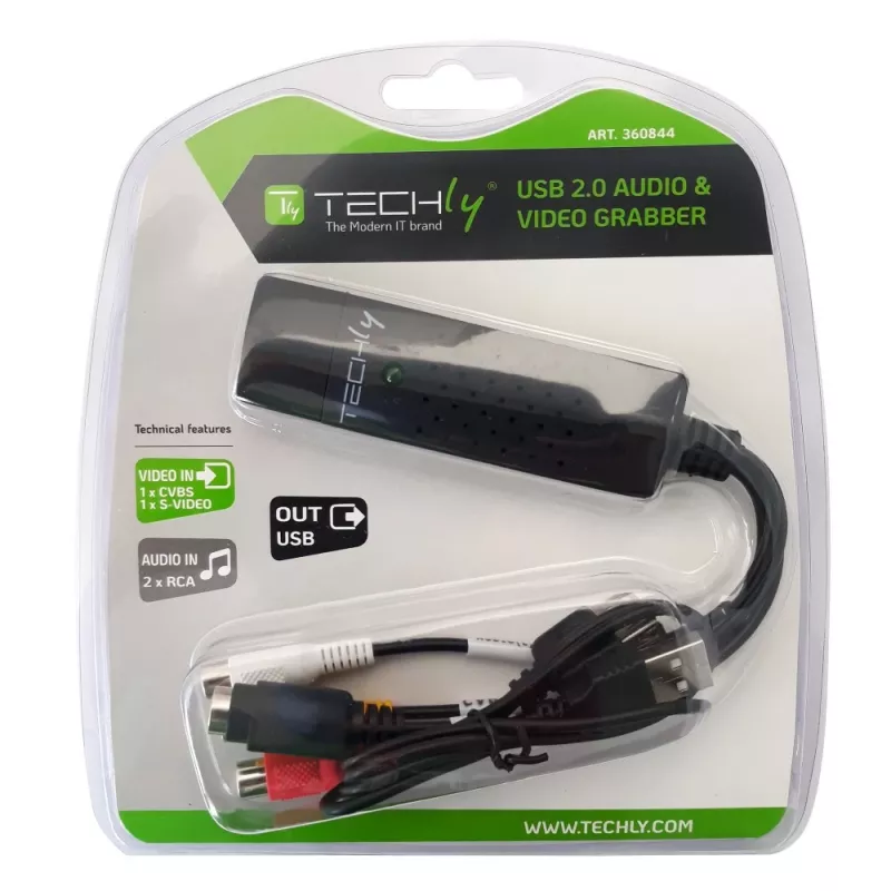 Techly I-USB-VIDEO-700TY videosignaalconverter 720 x 576 pixels