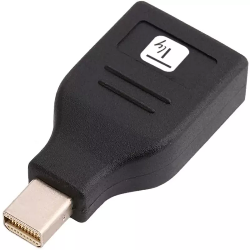 Techly IADAP DP-MDP2 kabel-adapter/adapter DisplayPort Mini DisplayPort zwart
