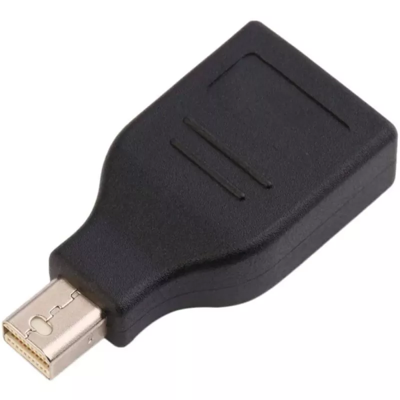 Techly IADAP DP-MDP2 kabel-adapter/adapter DisplayPort Mini DisplayPort zwart